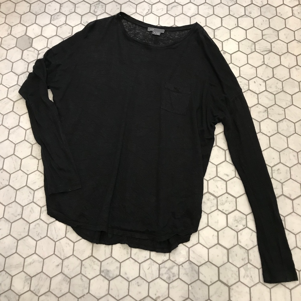 ✿Vince Linen Chest Pocket Tee✿